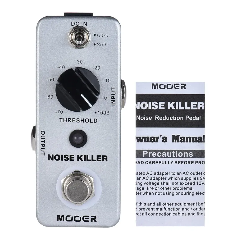 Câbles Mooer Noise Reduction Effet pédale guitare pédale de guitare effet Pédale Processeur True Bypass pour les accessoires de guitare électrique MNR1
