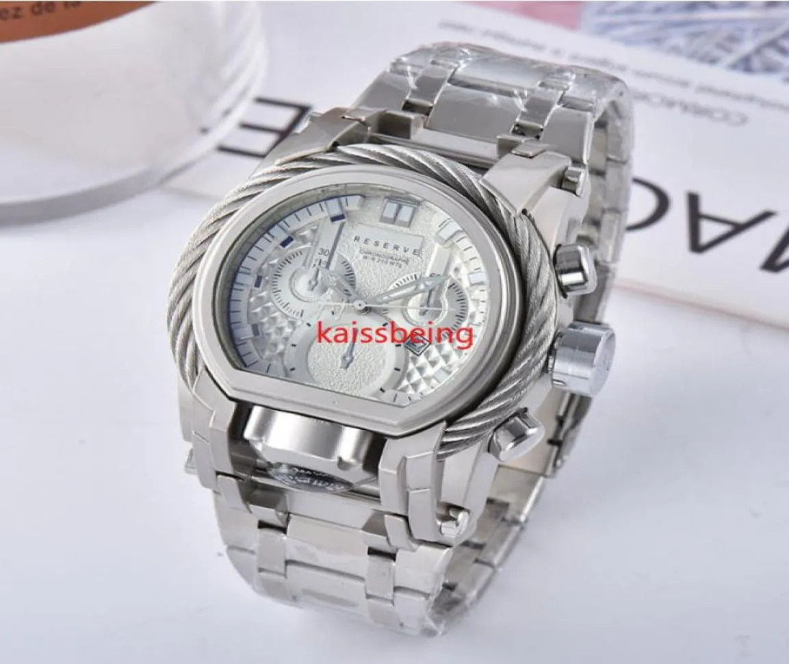 2023 Drop Top Quality Men Quartz Watch 52 mm Wristwatch invaincu reloj relogio2899906