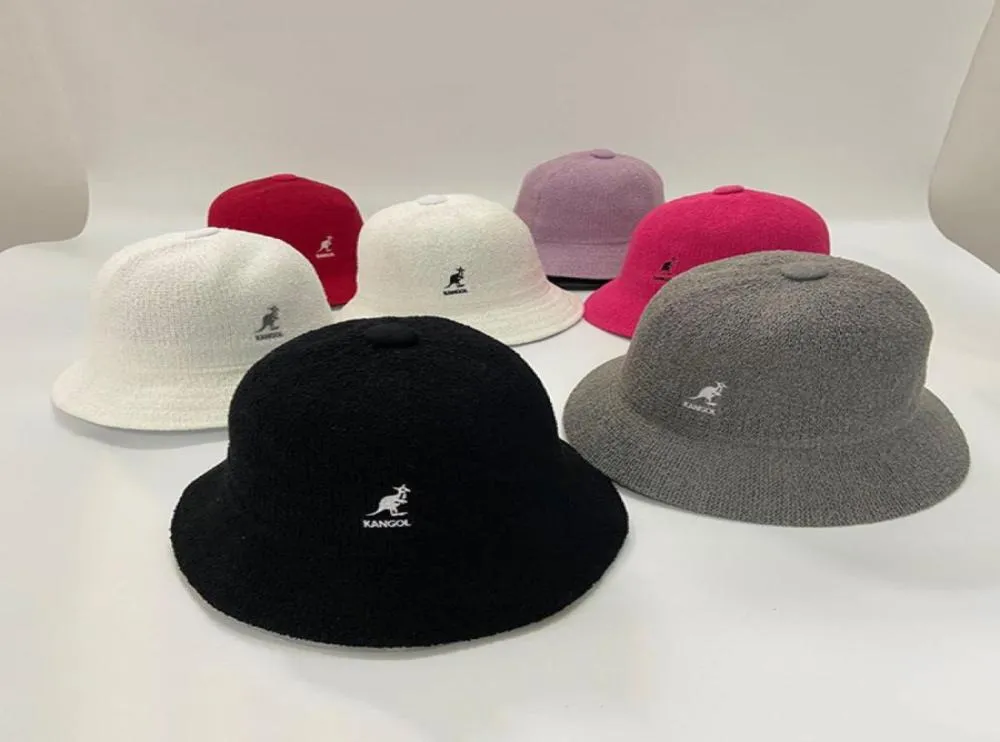 Kangol Hat de qualidade Terry pano chapéu 2020 Novos homens Fedoras Women039s Moda Fisherman Caps for Women Gorras Wool Bucket Ha6623935689