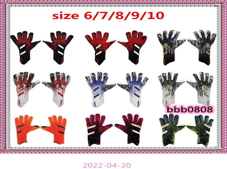 4 мм новые вратаря Gloves Professional Men Professional Men Men Football Gloves Взрослые дети толстые вратаря футбольные перчатки384827937755517