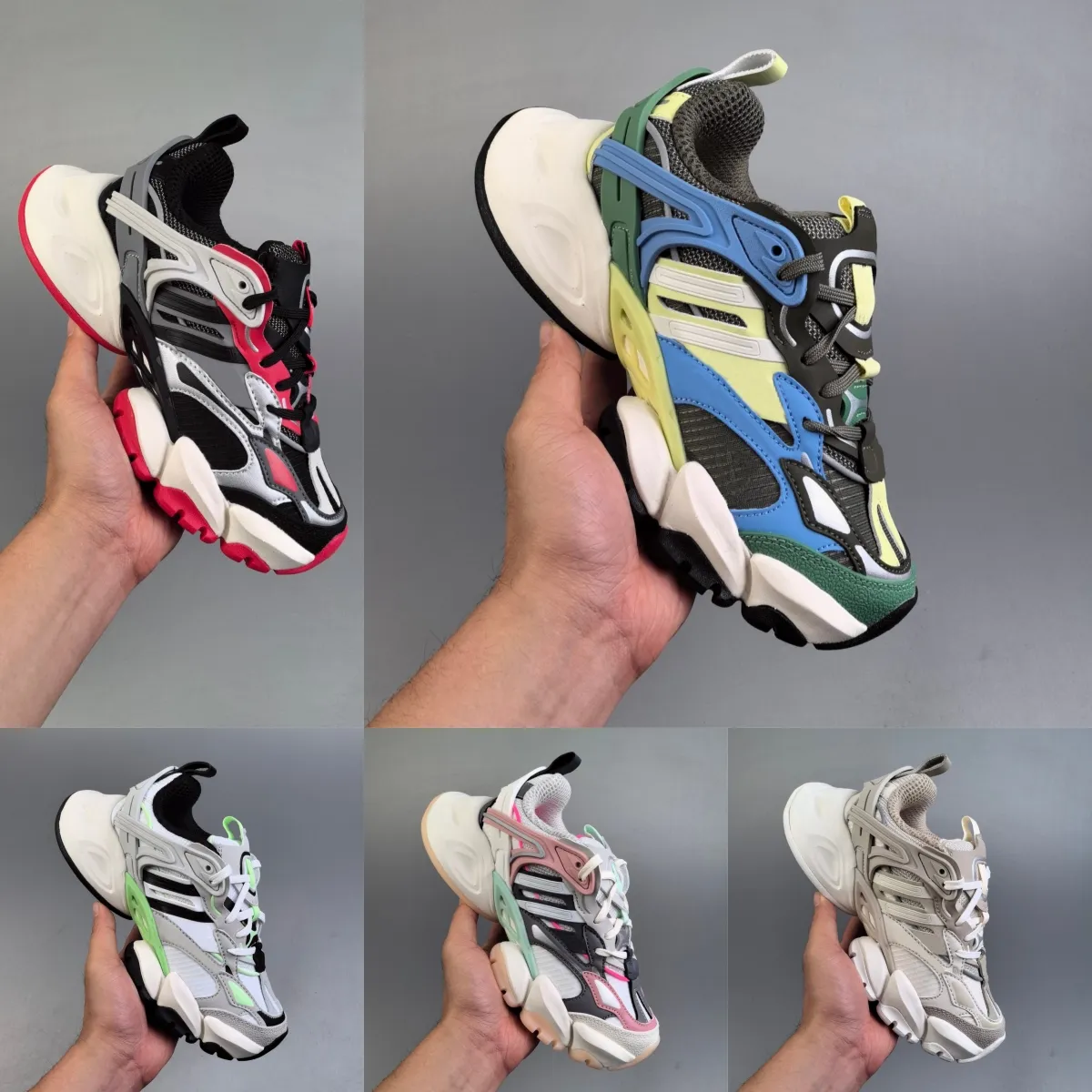 2024 Track Runners Sneakers Designer Casual Shoes Platform Deconstruction Sänder Kvinnor Män vento XLG Runner Deluxe