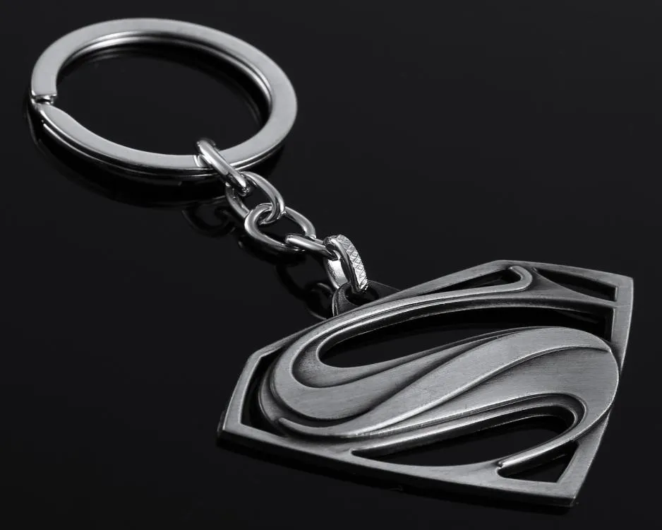 Ganzer Keychain Creative Geschenke Superman Return Metal Keychain Car Advertising Key Ring Anhänger 3 Color6600116