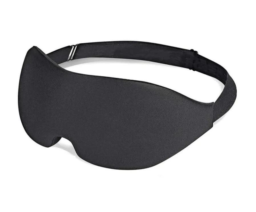3D Slaapmasker blok uit licht zachte gewatteerde slaapmaskers ogen Slaapmasker oogschaduw blinddoek AID Face Masker Eyepatch ZXFEB1750258W9555708