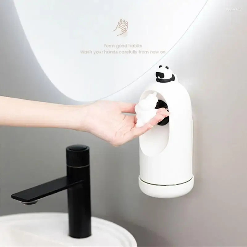 Dispensatore di sapone liquido Accessorio per bagno a doppio perifondo Contenitore a induzione automatica da 300 ml a parete 2024 all'ingrosso