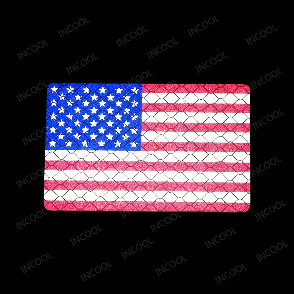 USA USA STATI UNITI Germania Bandiera Spagna Stampato Patch riflettenti Full Flag tattici National Bandiere Emblema Applicati Distintivi