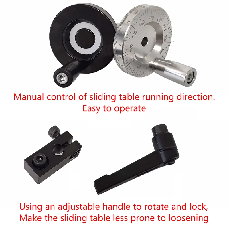 CNC Woodworking table sliding saw Module with Linear Guide and 50-500mm ...