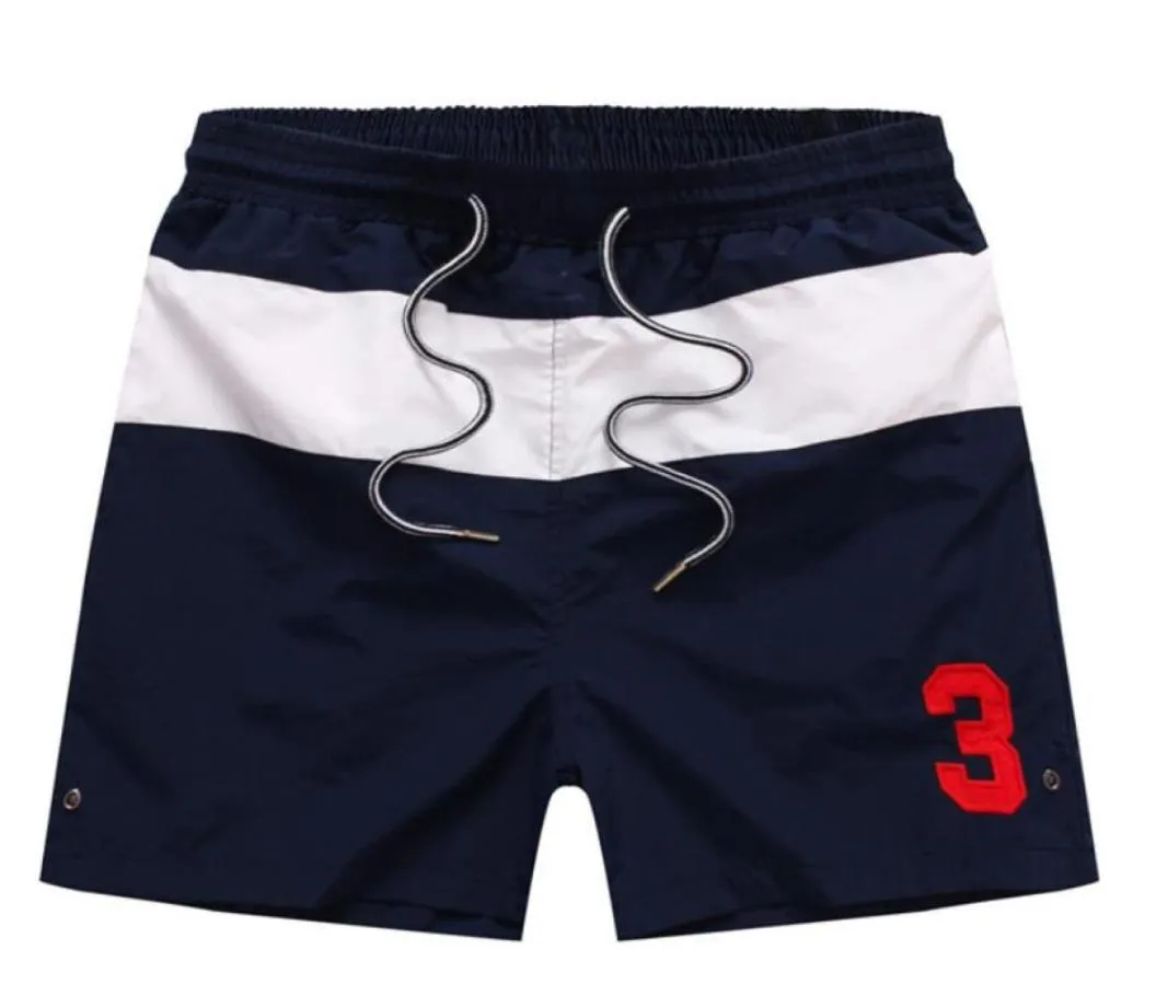 Summer Men Men Polo Polo Short Swimwear Nylon Brand Beach Pequeno Swim Wear Pants8325265