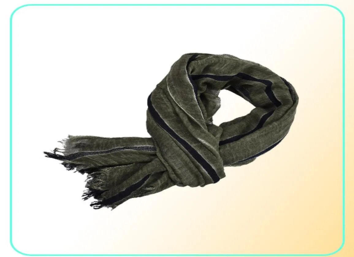 Высокий Qulity Mens Scarf Vintage Designer Золотая шелковая нить тонкие летние шарфы подарка на день рождения для мужчин размер 95190см1004865