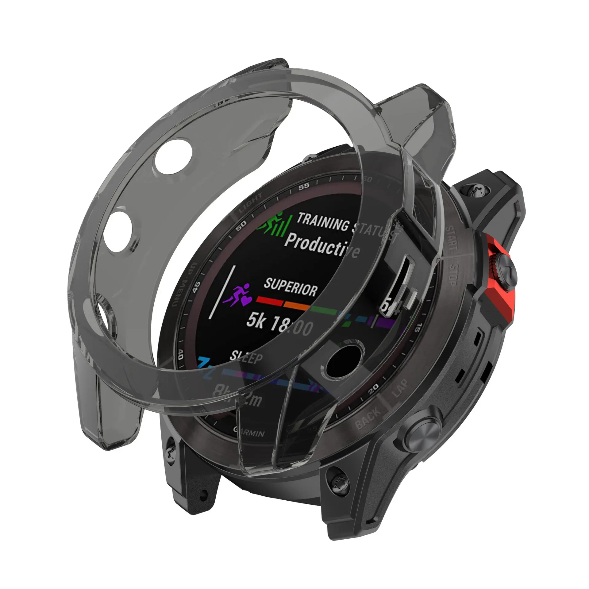 DHgate Transparent TPU Protective Case for Garmin Fenix 7 7S 7X 6 6S 6X 5 5S 5X Plus Smartwatches Sports Outdoors