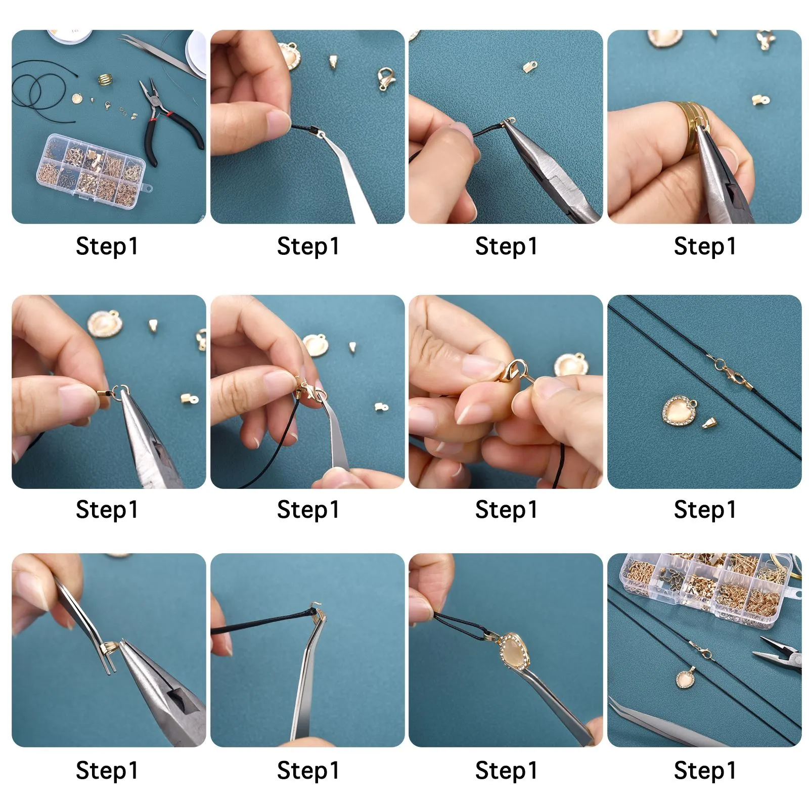 Jewelry Making Starter Kit: Lobster Clasps, Jump Rings, Earring