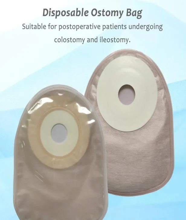 1PC使い捨てオストミーバッグ閉じた袋閉じたバッグIleoStomy Stoma Care Cuttofit Ostomy Pouch7463524