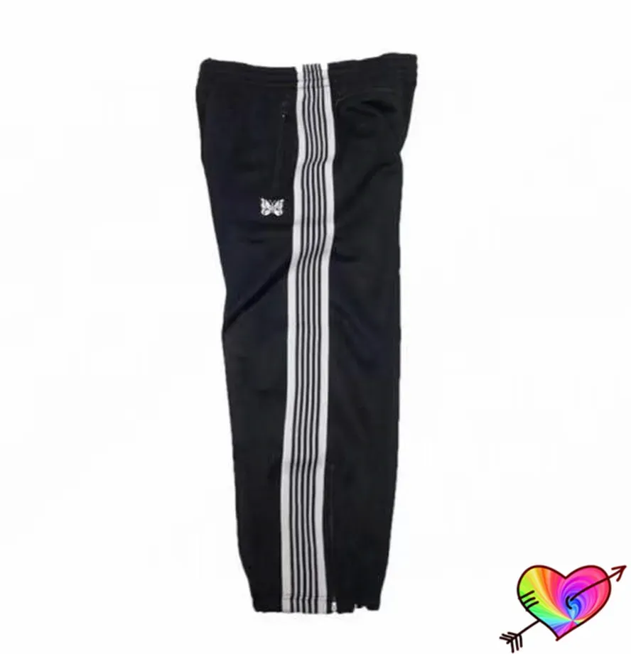 AWGE Oversized White Butterfly grey sweatpants with Wide Leg