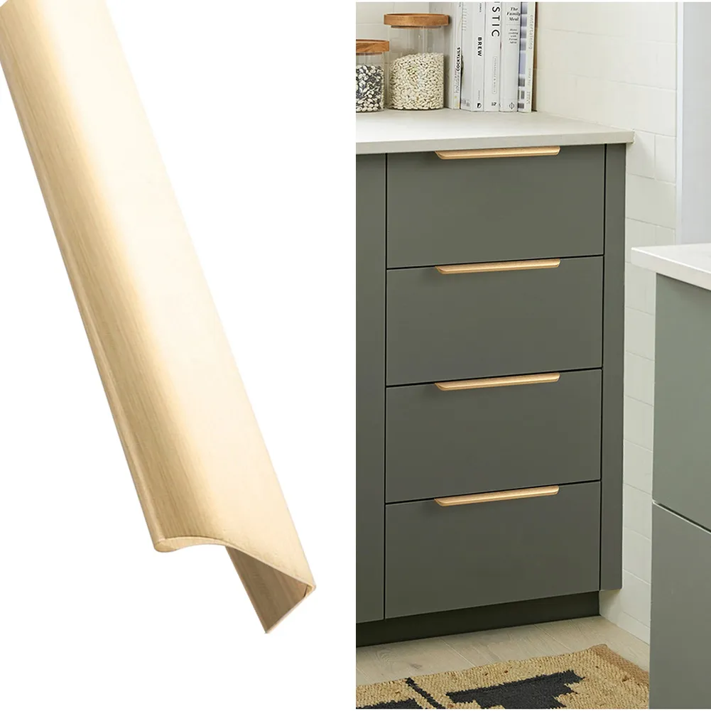 Cupboard Handle Drawer Pulls Concealed Finger Edge Gold Kitchen Cabinet  Door Handles from Dhgate Other Building Supplies - price 38.92, image size:1001x1001