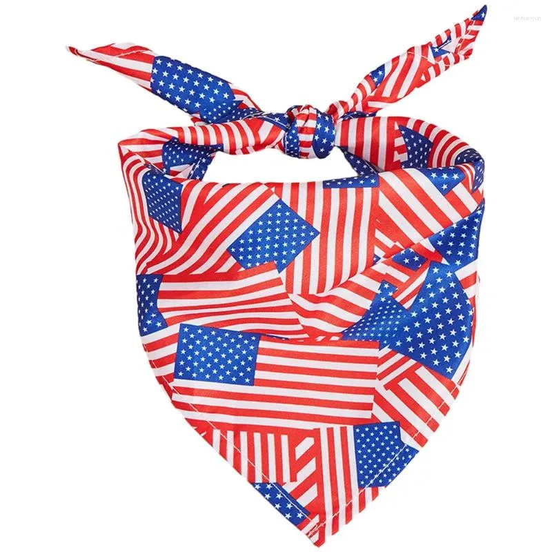 Collari per cani Lavabile Bandana per animali domestici Cani di grandi dimensioni Bandanas decorazioni decorazioni in poliestere a triangolo per cucciolo