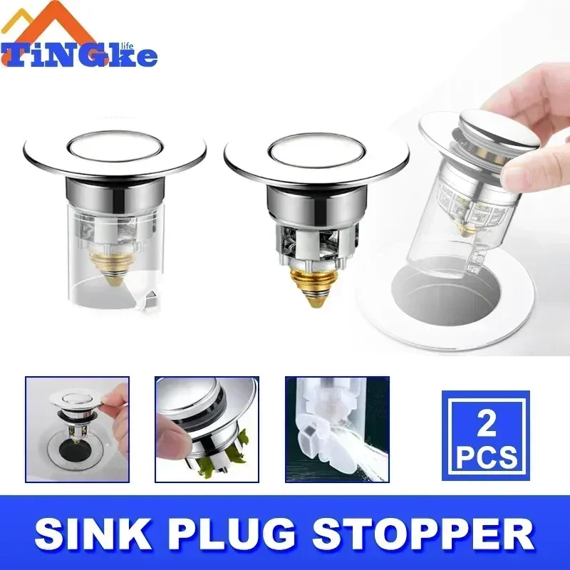 DHgate.com:Bathroom Pop-Up Sink Stopper, Adjustable Stainless Steel ...