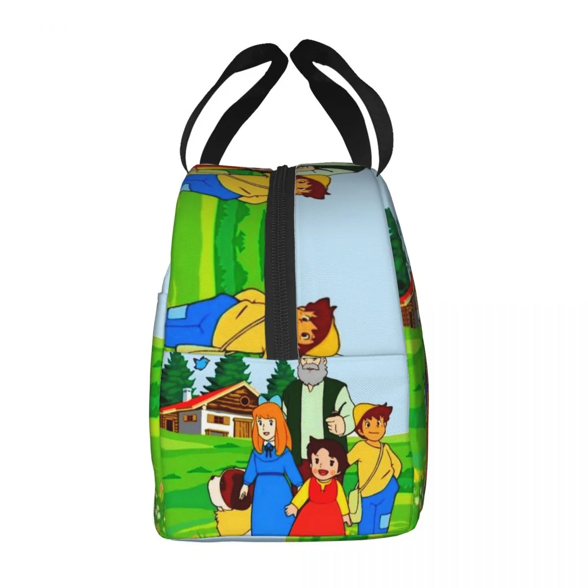 Alps Mountain Heidi Peter und Opa Lunchbag warme Kühler thermisch isolierter Lunchbox für Frauen Kinderschule Food Bags