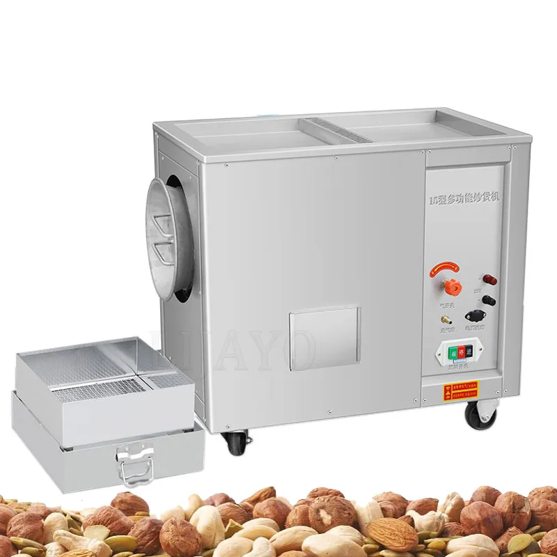Stainless Steel Sunflower Seed Roaster Coffee Hazelnut Corn Nut Roasting Machine