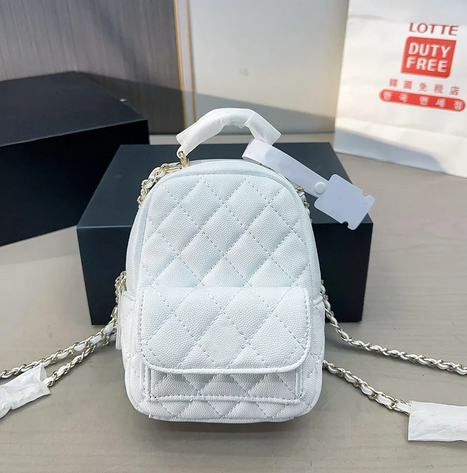 Chain strap mini backpack online