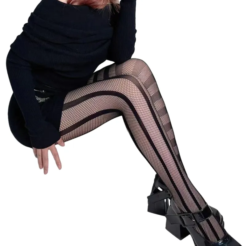 Driibubur Frauen Sexy Spitze Gemusterte Strumpfhose Floral Fischnetz Strümpfe Strumpfhose Gemusterte Leggings Netz Strumpfhose Für Party Club