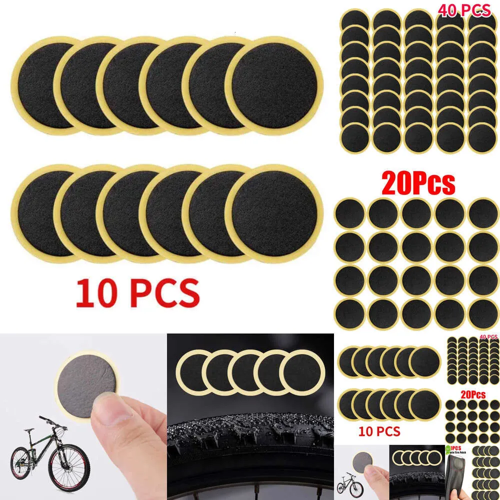 Nieuwe 40-pc-band zonder lijmbescherming No-Lly lijm snel drogen snel drogen snelle banden buis gluueless patch fiets