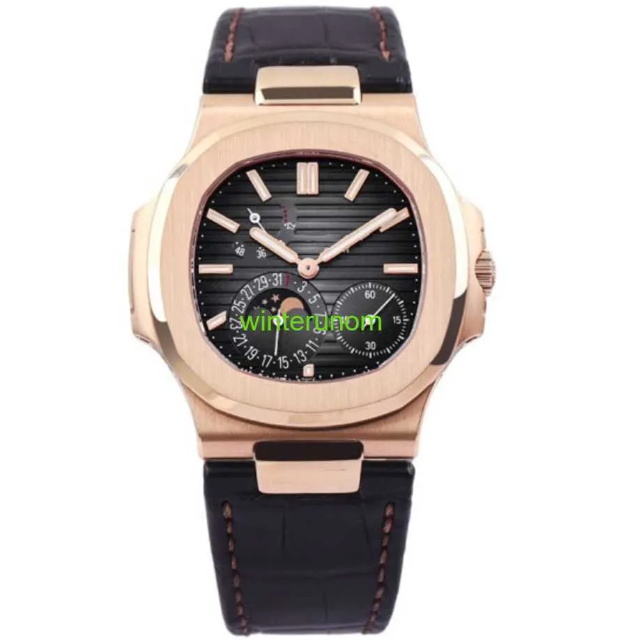 PP Luxury Uhren Pateksphilipes Uhren Sport Elegant Serie 5712R-001 ROSE Gold High Class Herren-Mechanik Business Fashion Fashion Fashion Sports Watch HB47