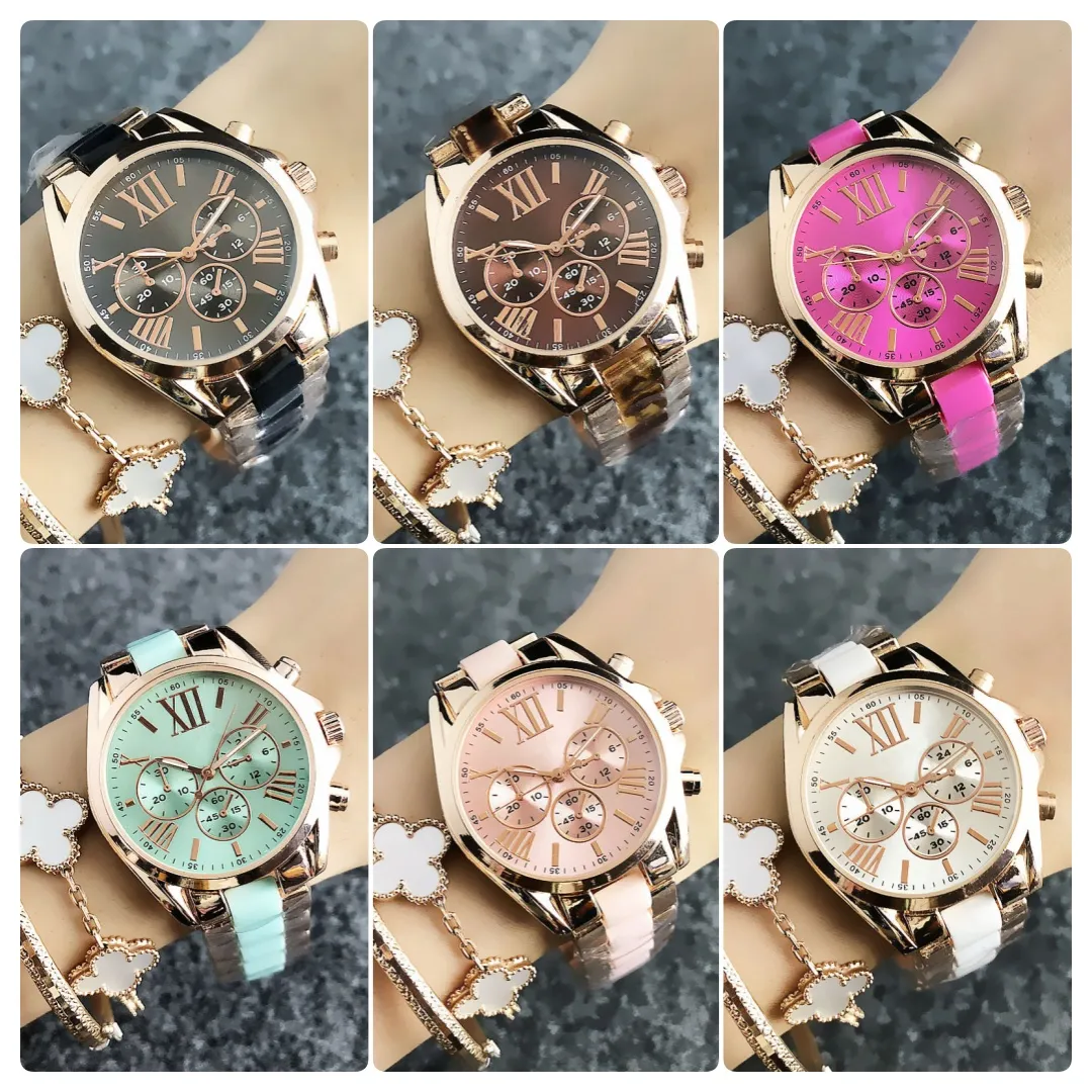 Luxury Womens Gold Tone Watch: Classic Roman Numerals, Three  display picture 1