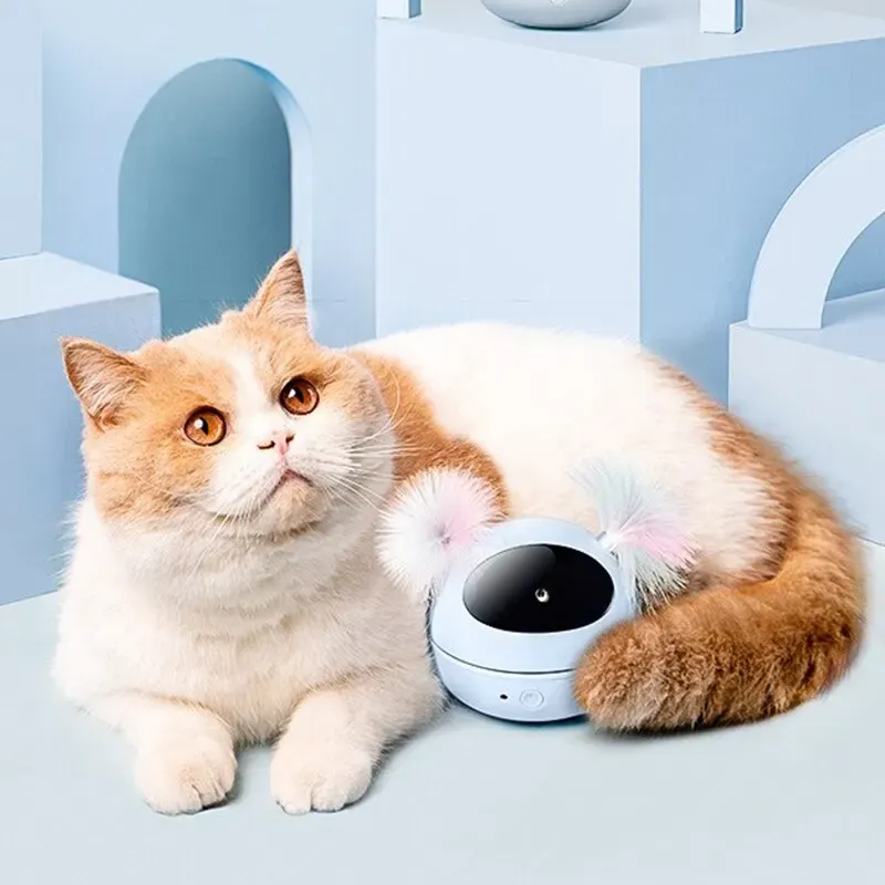 Juguetes láser de gato automáticos 360 grados gato giratoria gato interactivo juguetes interactivos robot inteligente juguetes para gatos interiores