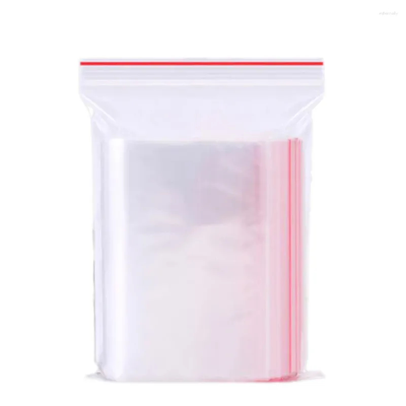 Sacs de rangement 100 PCS Protecteur Small Plastic Organizer Gift Office Emballage Selon Sceau