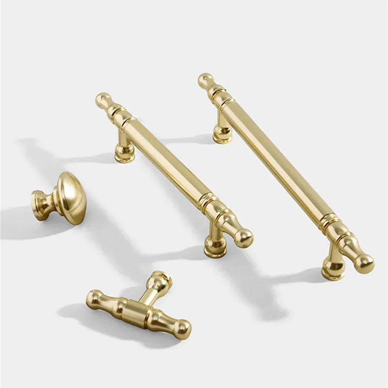 KK&FING Aluminum Alloy Black Gold Nickel Kitchen Cabinet Handles and Knobs Drawer Handles Wardrobe Door Pulls Furniture Hardware