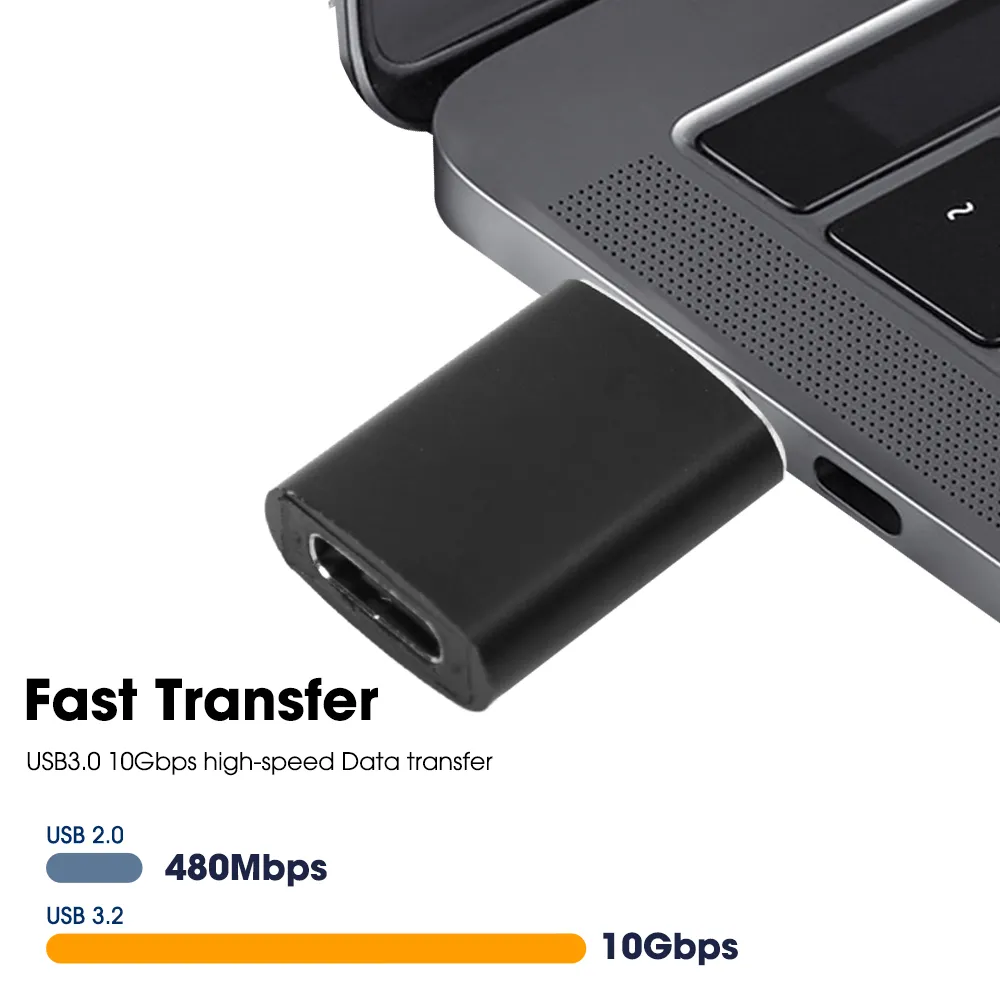 thumbnail image 2 of Ukiism USB C To USB 3.2 OTG Adapter With 100W Charing, 2 In 1 USB C To USB Camera Adapter For IPhone 15, USB C OTG Adapter For IPhone 15, IPad Pro 2 of 11