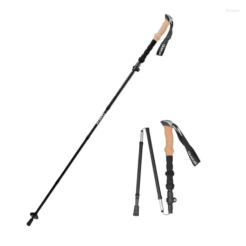 Polonais de trekking extérieur alpinisme Stick Tra Light Pliage Randonnée Randonnée en carbone Drop Livraison Sports à l'extérieur Camping et Ottia