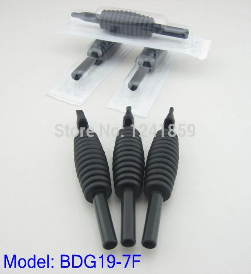 Fly30pcs 19mm مسطحة أسود 7 مسطحة قابلة للتصرف في توريد أنبوب قبضة الوشم BDG197F4145002