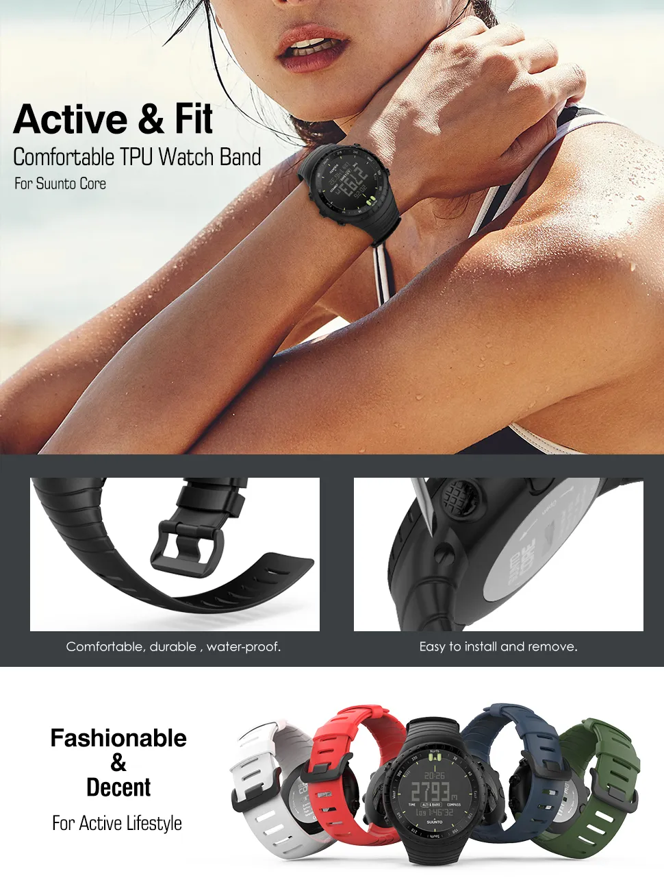 Suunto Core Suunto Dual Comfort Heart Rate Belt Suunto Smart Heart