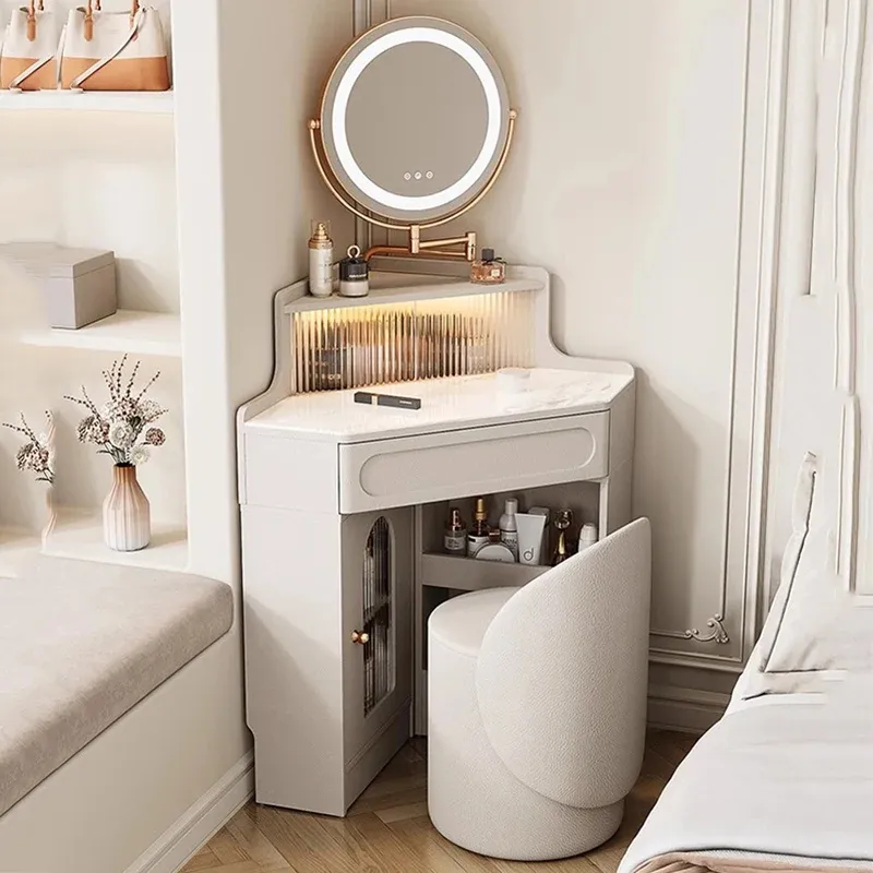 corner dresser for bedroom LUMTOK 8 Drawers with Storage Fabric Drawers and Open Shelves Small SpaceBedroomEntrywayLiving Room (White) : Home & Kitchen It can hold your clothes L-Shaped 4-Door Corner Wardrobe with