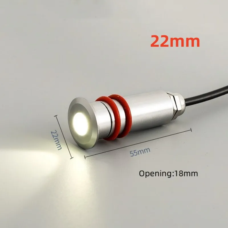 Mini LED Underground Lamp IP68 Waterproof DC24V Aluminum Outdoor