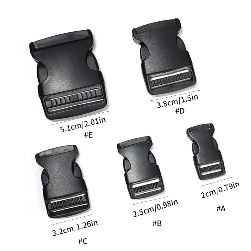 Sangle de sac à dos Accessoires Tactique Sangle Réglable Sac Ajusteur Plastique