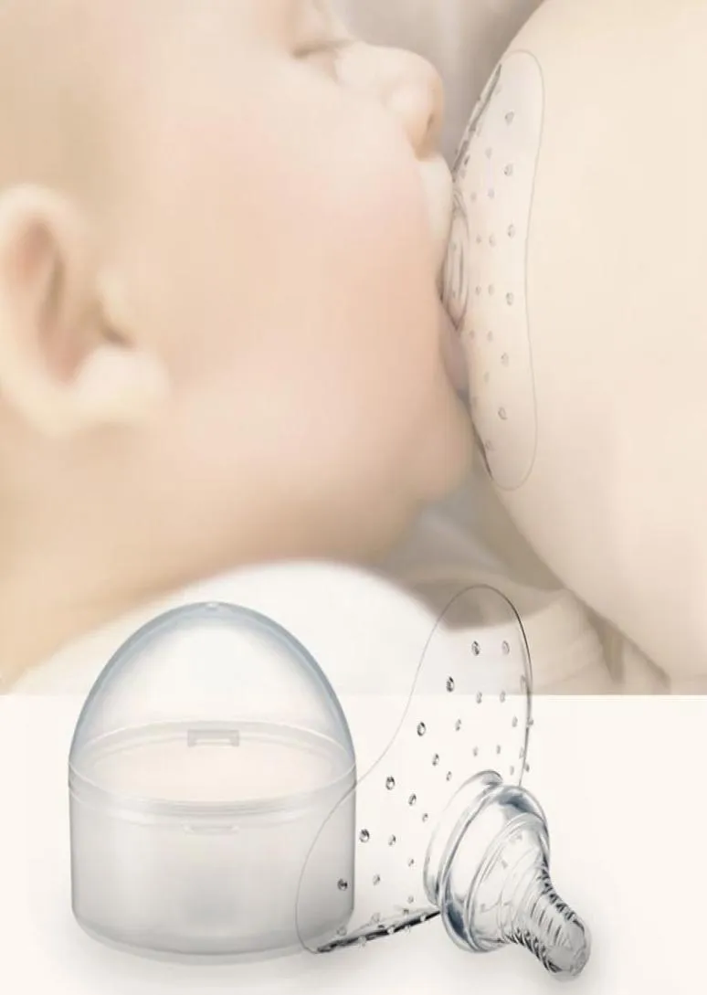 1st bröstpumps silikonnippelskydd som matar mödrar bröstvårtskydd täcker ammande mjölkmjölk ammande mor 5968975