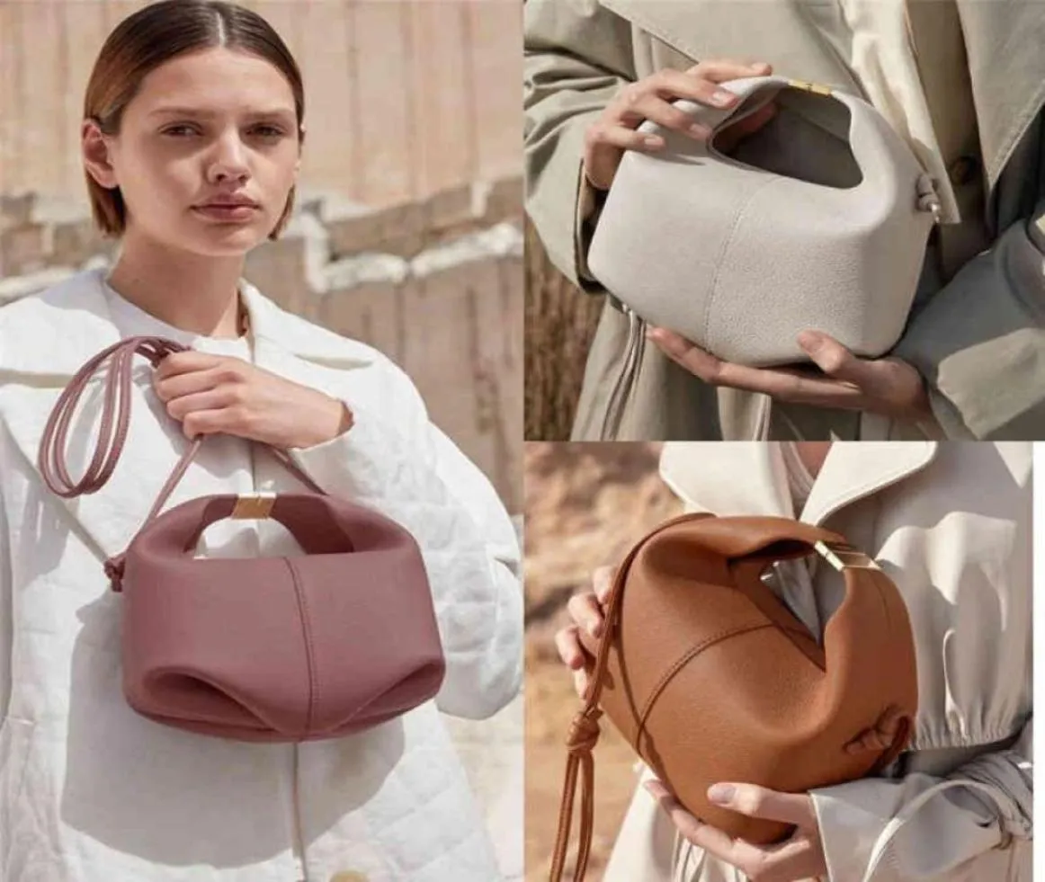 Bento Bag French Light Luxury Nice Design One Phoundsenger Cowhide Puspling Leather Women039S Exquisite97748484211421