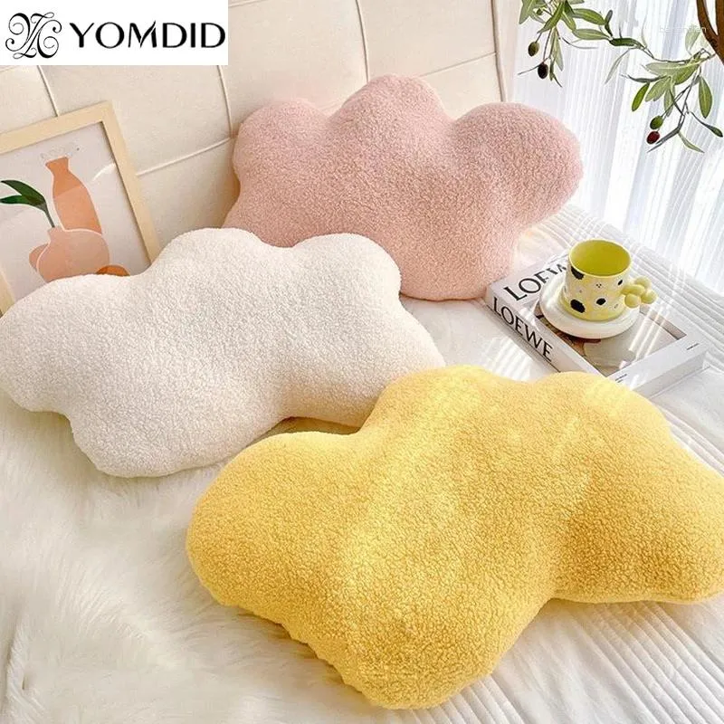 Kussen yomdid super zachte wolk pluche knuffel gevuld met witte kamer stoel decor zitting cadeau