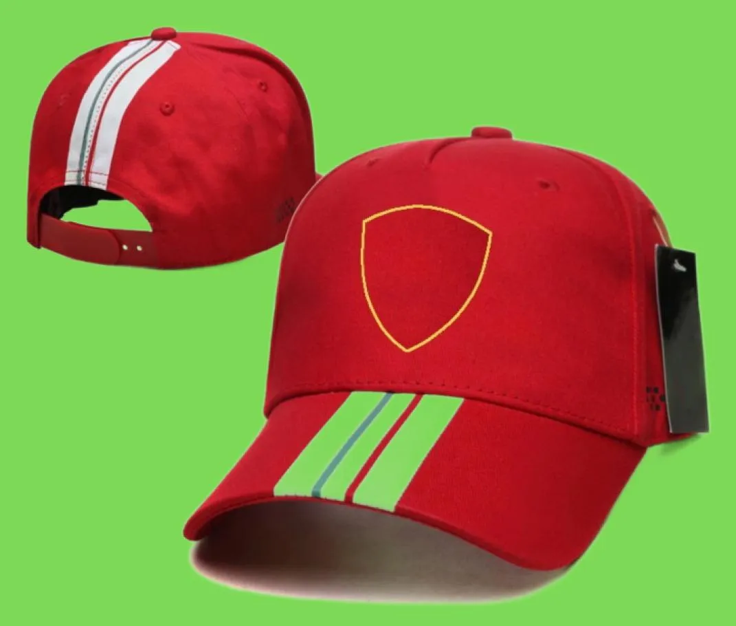 2022 Racing Men's Baseball Cap Outdoor Sports Brand Fashion Embroidery Baseball Caps 1 Sun Hat Car Logo Hat5986746