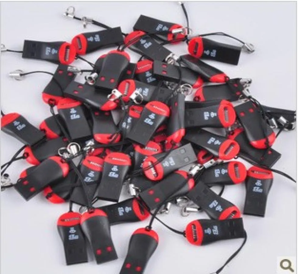 Whistle USB 20 TFLASH MEMARY CARD STORD SCHEDER TF Lettore Micro SD Reader DHL FedEx 500PCS9301408