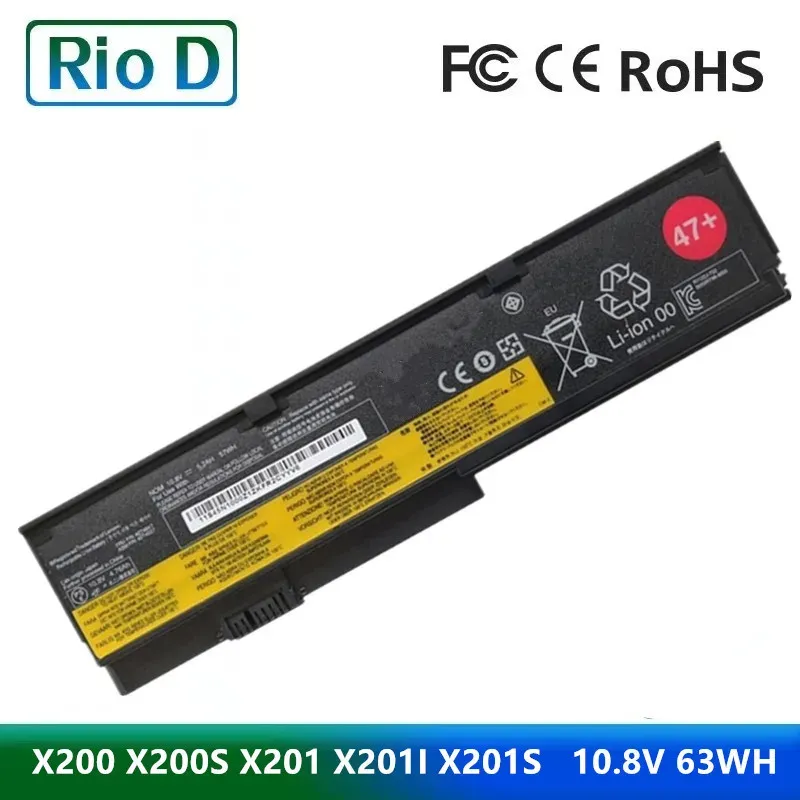 Batterien 42T4834 42T4535 42T4543 42T4650 42T4534 Laptop -Batterie für Lenovo IBM ThinkPad X200 X200S x201 x201i x201s