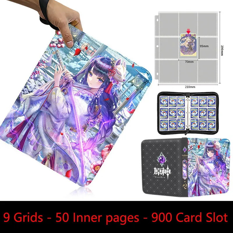 Card Binder 9 Pocket Trading Card Holder with 50 Inner Pages Zipper Holder  for Up to 900 Cards from Dhgate Cash Drawers - price 63.01