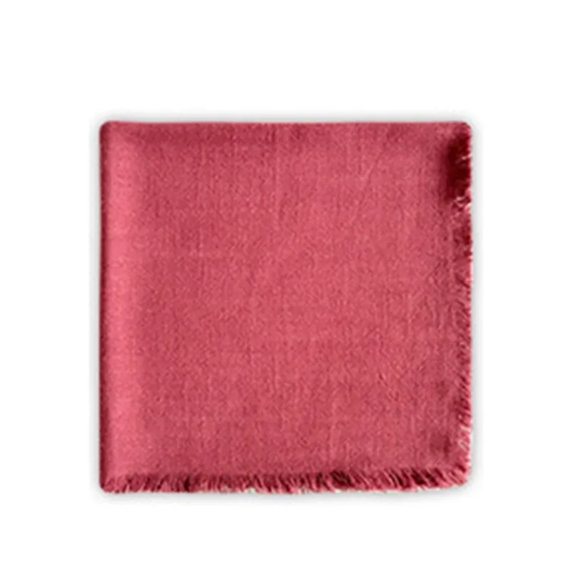 Tassel-lin-napkin doux élégant à franges à franges rustiques-chic pour dinde de lin serviette-fringe-fringe