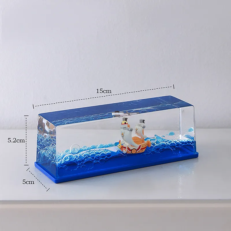 DEARBAG – Bouteille Fluide Bateau Pirate Insubmersible – Décoration De Bureau Anti-Stress