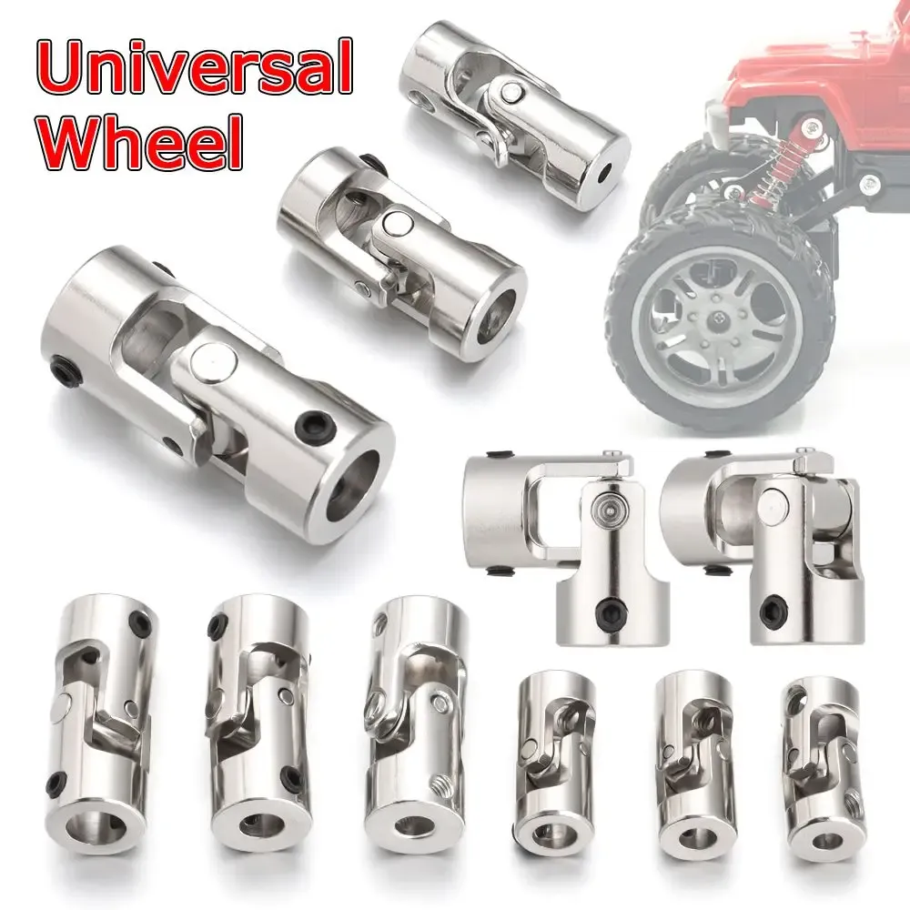 2PCS 5mm To 5mm Metal Double Cardan Universal Joints For RC Cars & Boats | Gimbal Couplings With M3 Screws