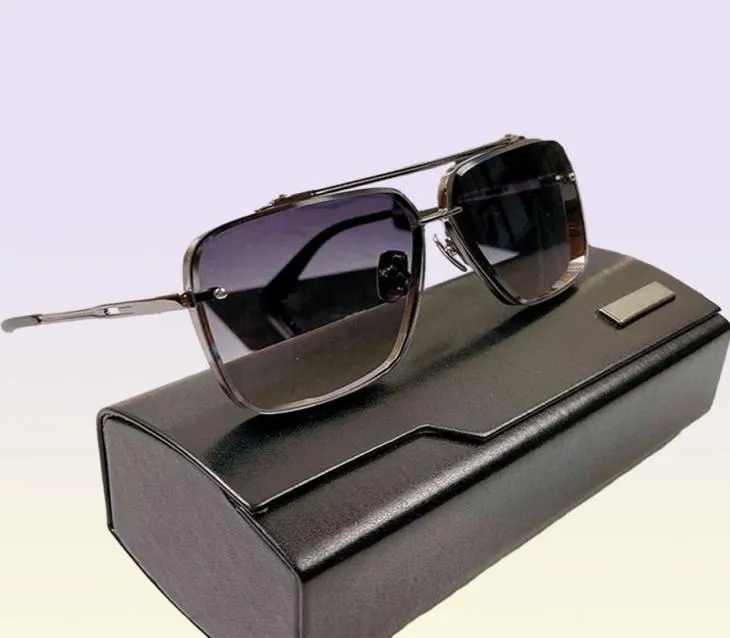 A DTS121 Designer solglasögon för kvinnor AAAAA Shield Pure Titanium Sol Male Large UV Top High Quality Original varumärke SP3058509