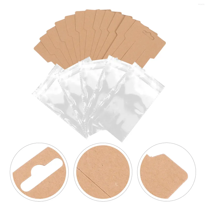 Decorative Plates 100 Pcs Hair Barrettes Display Bow Holder Plastic Jewelry Cardboard