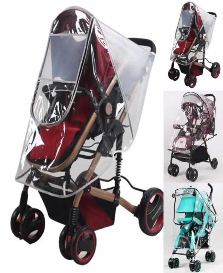 Waterproof Raincover For Stroller Prams Cart Dust Rain Cover Mosquito Net Baby Pushchairs Accessories Carriage Crib Netting6619442