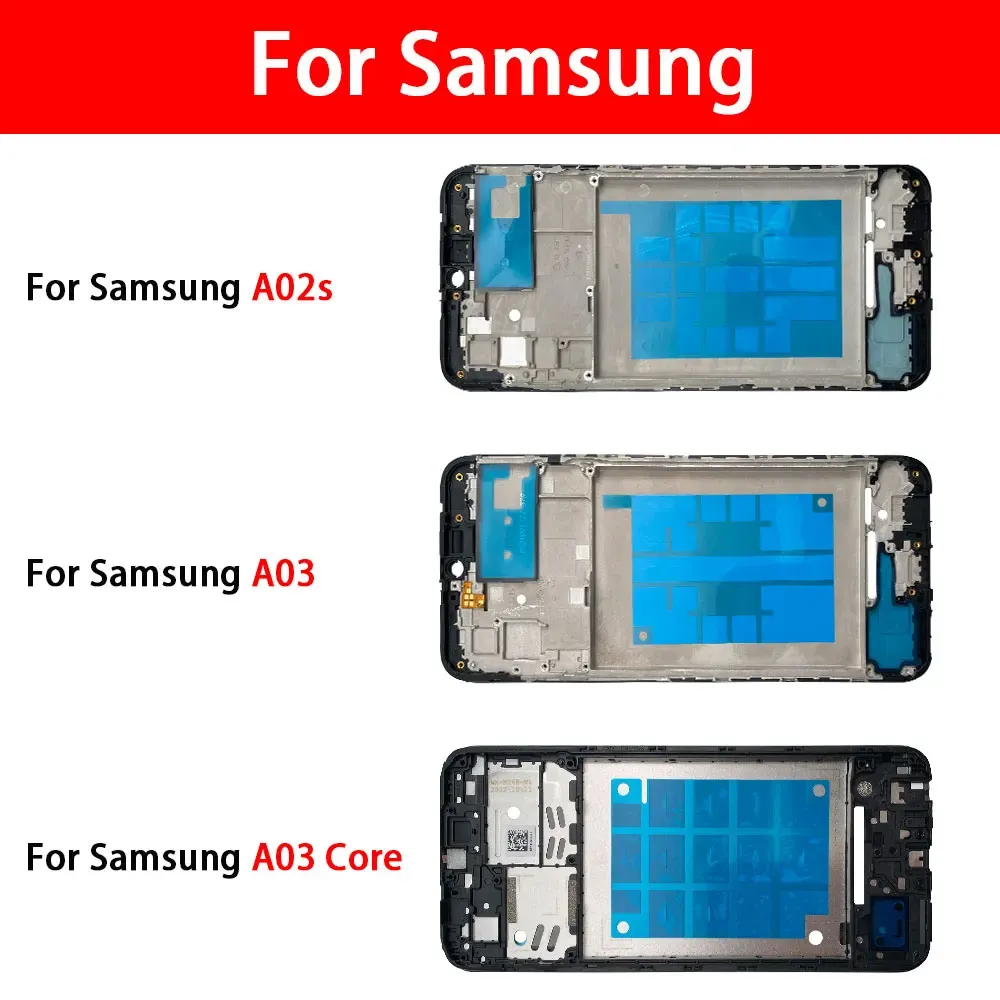 Nouveau logement avant LCD Cadre de plaque de plaque de plaque de plaque de plaque pour Samsung A21 A02 A02S A03S A03 Core A04 A04S A04E A32 4G 5G A34